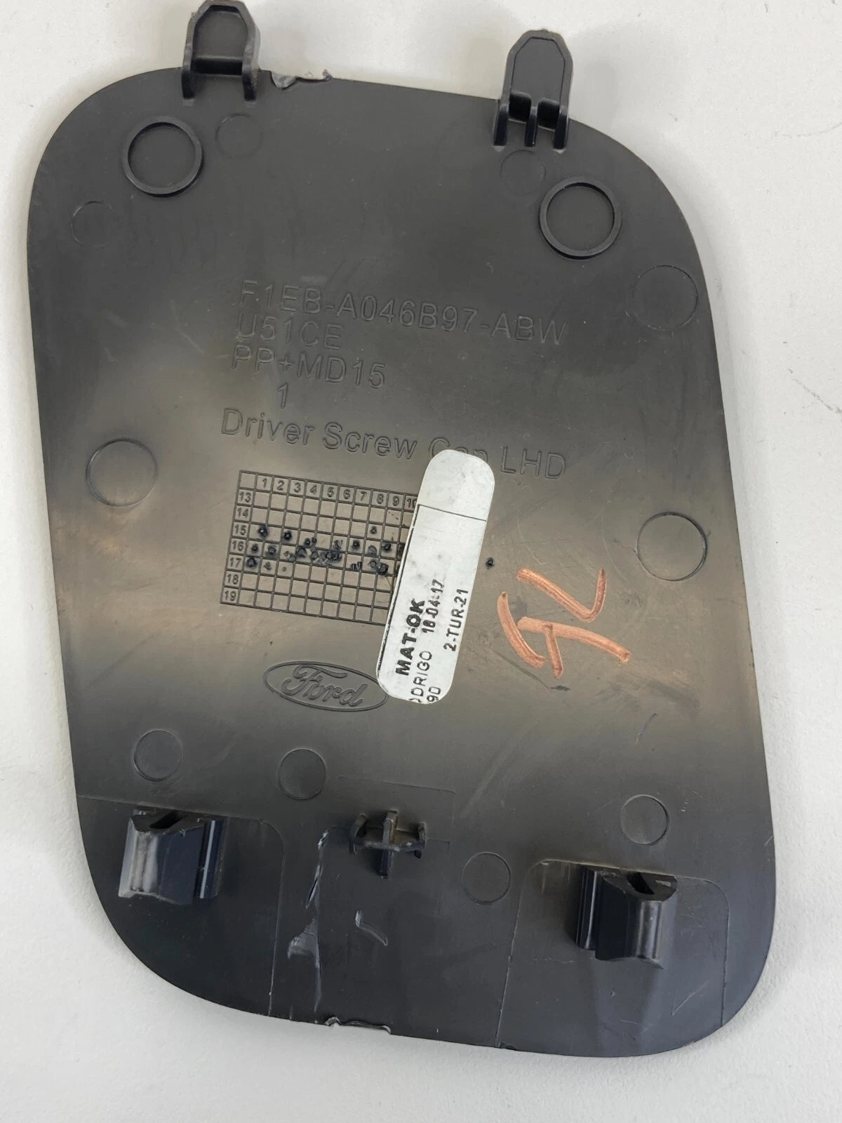 12-18 FORD FOCUS CENTER CONSOLE LEFT SIDE COVER TRIM PANEL F1EB-A046B97-ABW OEM