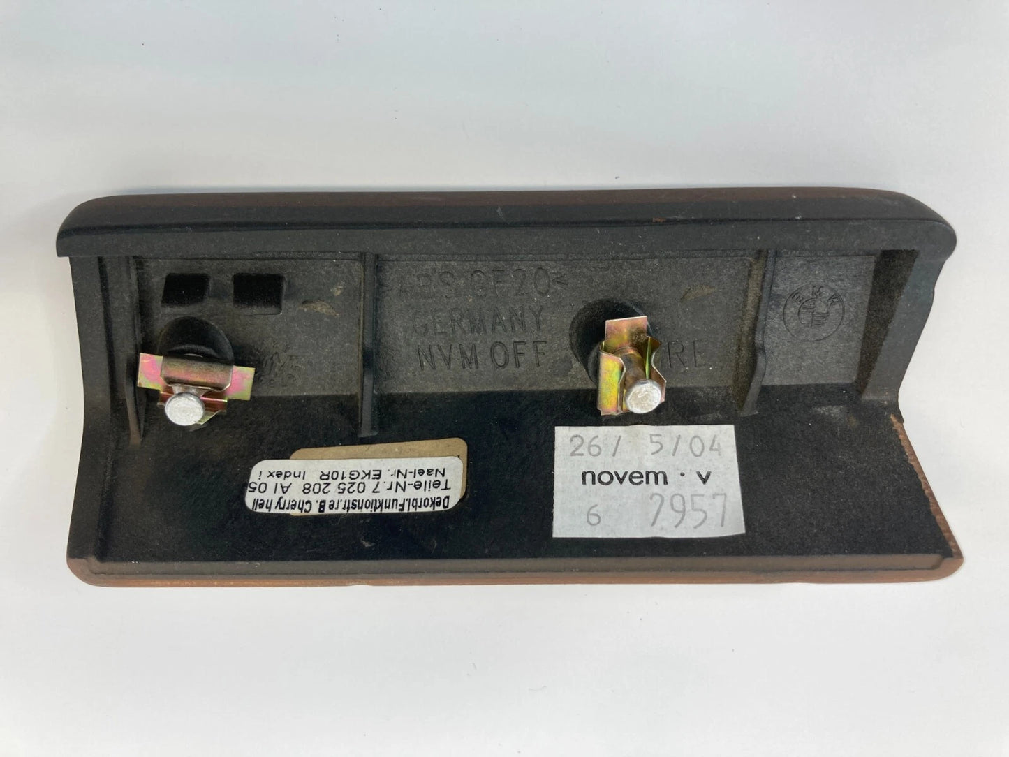 2002 03 04 2005 BMW 745LI 745I LEFT DRIVER CENTER DASH WOOD TRIM COVER PANEL OEM