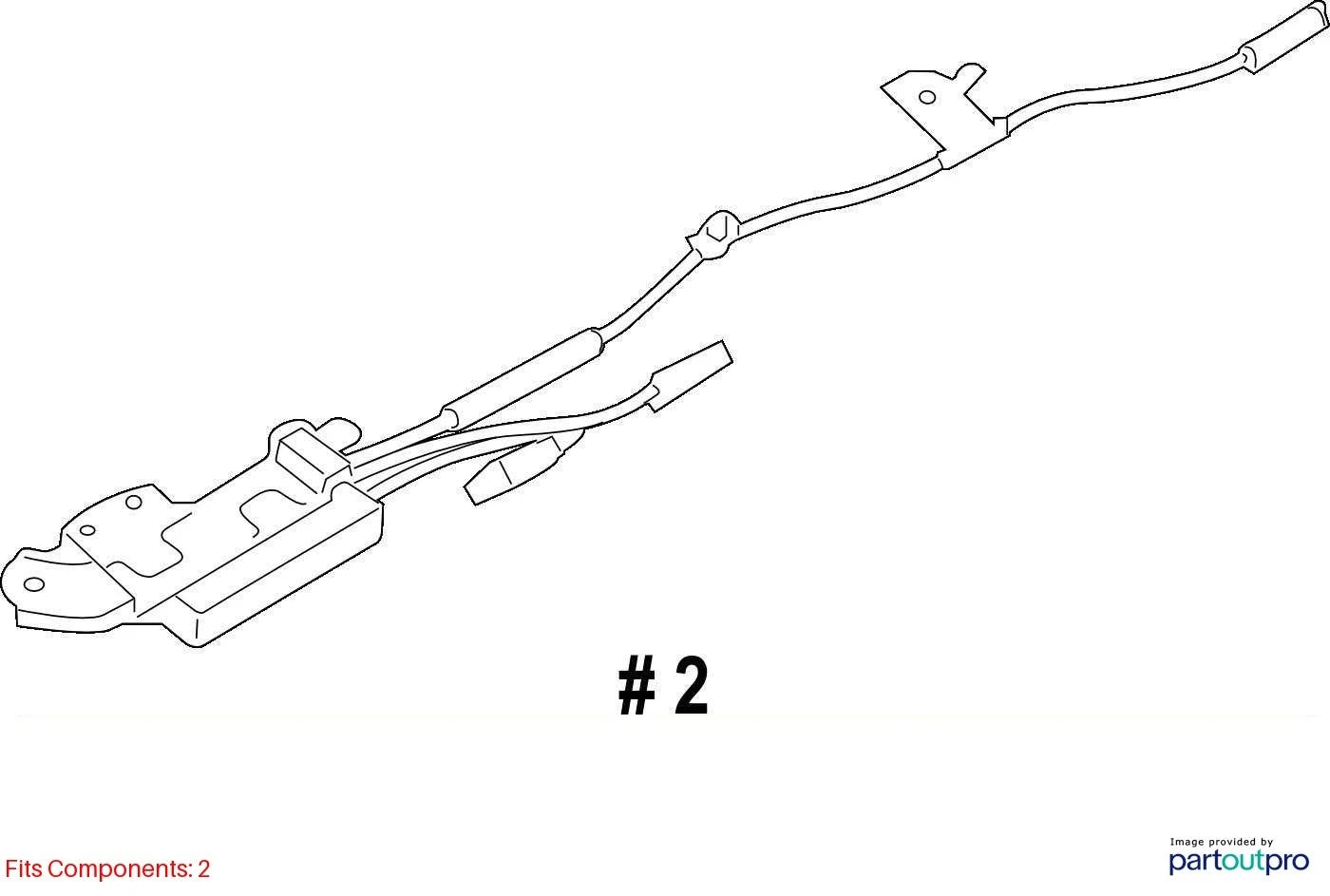 2010-2014 SUBARU OUTBACK RADIO ANTENNA AMPLIFIER AMP CONTROL MODULE 86327AJ61A