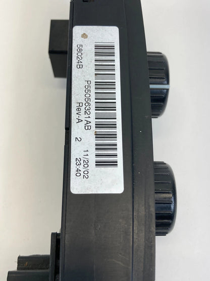 2002-2005 DODGE RAM 1500 2500 HVAC A/C CLIMATE CONTROL PANEL 55056321AB OEM