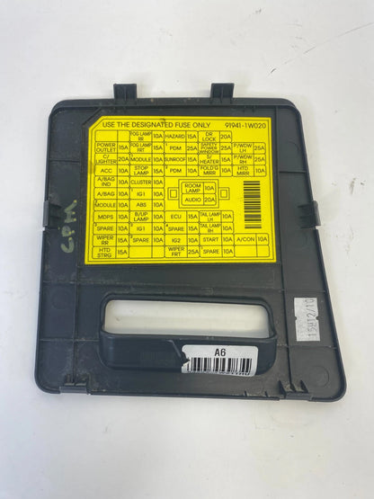2012-2017 KIA RIO INTERIOR DASHBOARD FUSE BOX COVER LID PANEL 84753-1W211 OEM