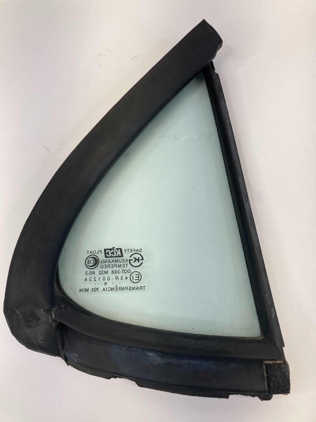 1996-2000 Hyundai Elantra Sedan Rear Left Side Door Glass Window 43R001234 OEM