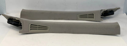 08-13 INFINITI G37 SEDAN INTERIOR FRONT WINDSHIELD A-PILLAR TRIM PANELS PAIR OEM