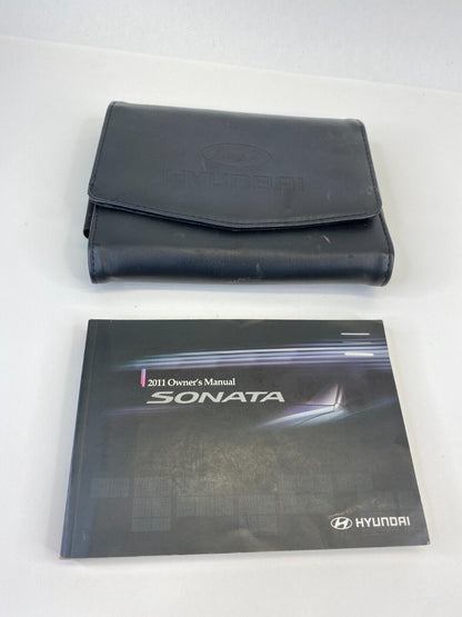 2011 Hyundai Sonata Owners Owner´s Manual Guide with Case OEM