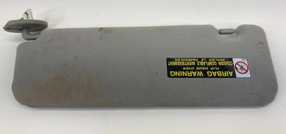 2007-2012 LEXUS ES350 FRONT RIGHT PASSENGER SIDE SUNVISOR SUN VISOR SHADE OEM