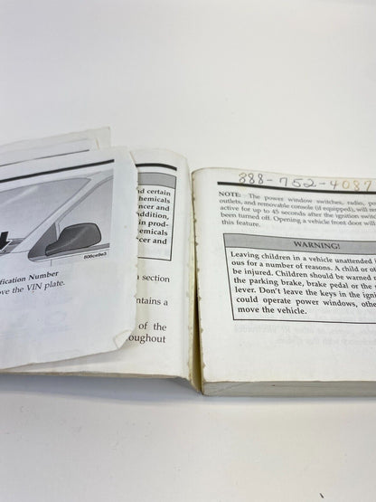 2006 Chrysler Town & Country Owner Manual Warranty Information Guide W/ Case OEM