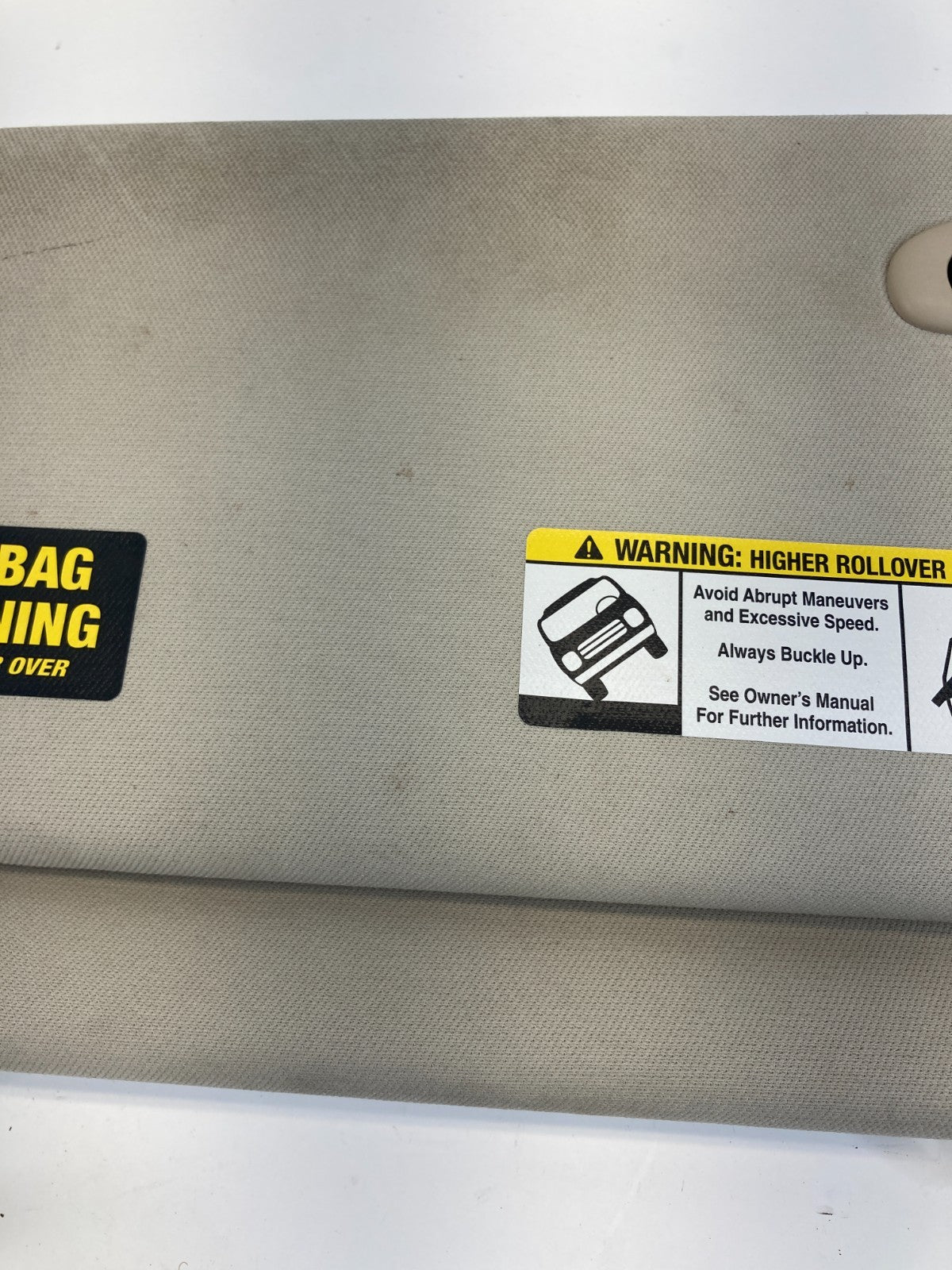 2003 2004 Lincoln Navigator Left Side Sunvisor Sun Visor Shade W/ Homelink OEM