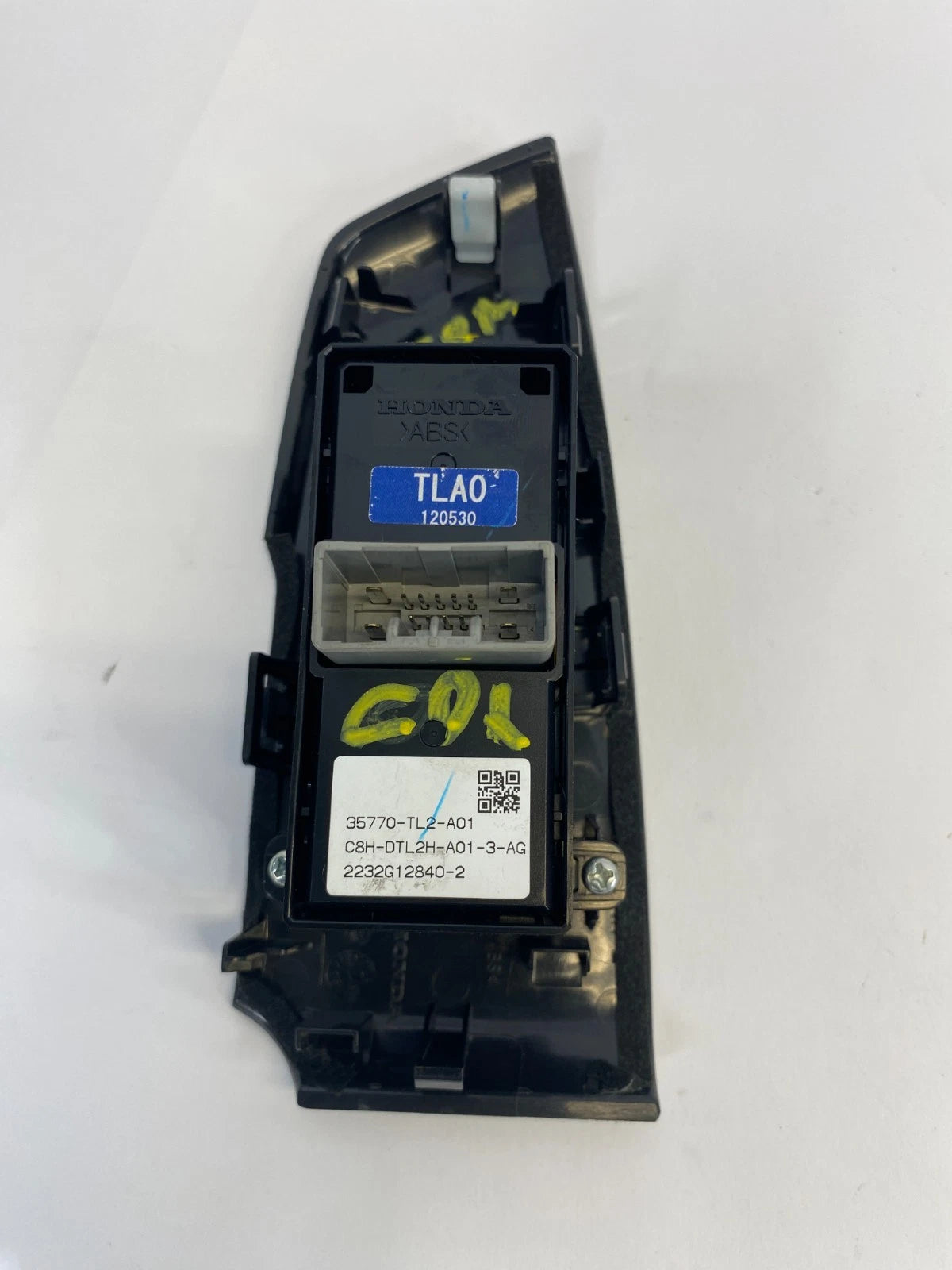 2009-2014 ACURA TSX REAR LEFT SIDE DOOR WINDOW SWITCH W/ BEZEL 35770-TL2-A01 OEM