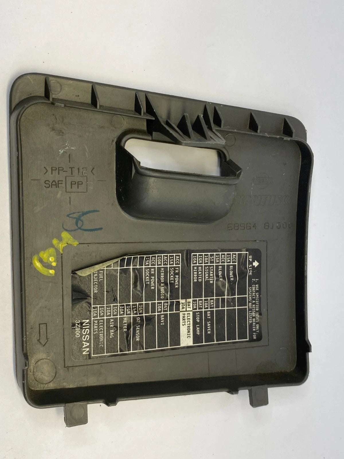 02-06 NISSAN ALTIMA 04-08 MAXIMA DASH FUSE BOX COVER LID DOOR OEM 68964-8J000