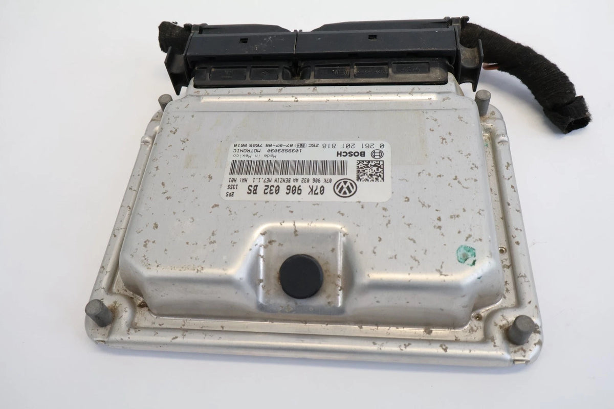 2008 VOLKSWAGEN BEETLE 2.5L AT ENGINE COMPUTER CONTROL MODULE ECM 07K-906-032-BS