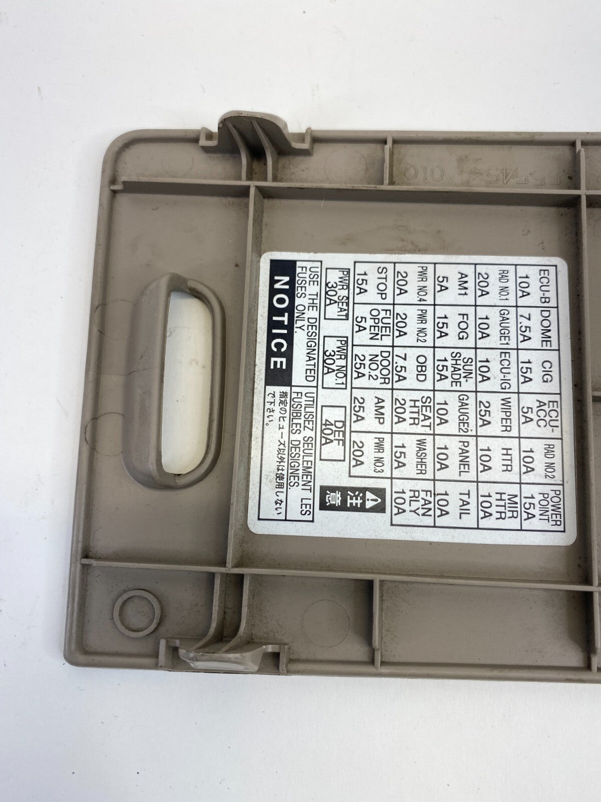 2002-2006 Toyota Camry Dash Left Panel Fuse Box Cover Trim Lid 55545-AA010 OEM