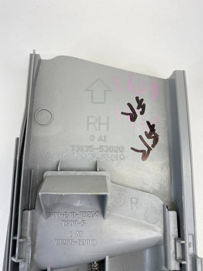2006 2007 2008 TOYOTA RAV4 FRONT RIGHT B PILLAR ANCHOR PLATE COVER 73023-53010