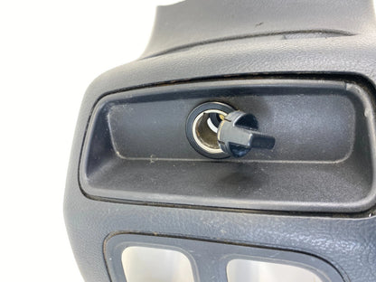 2010-2012 FORD TAURUS REAR CENTER CONSOLE COVER PANEL TRIM W SOCKET AG13-54045