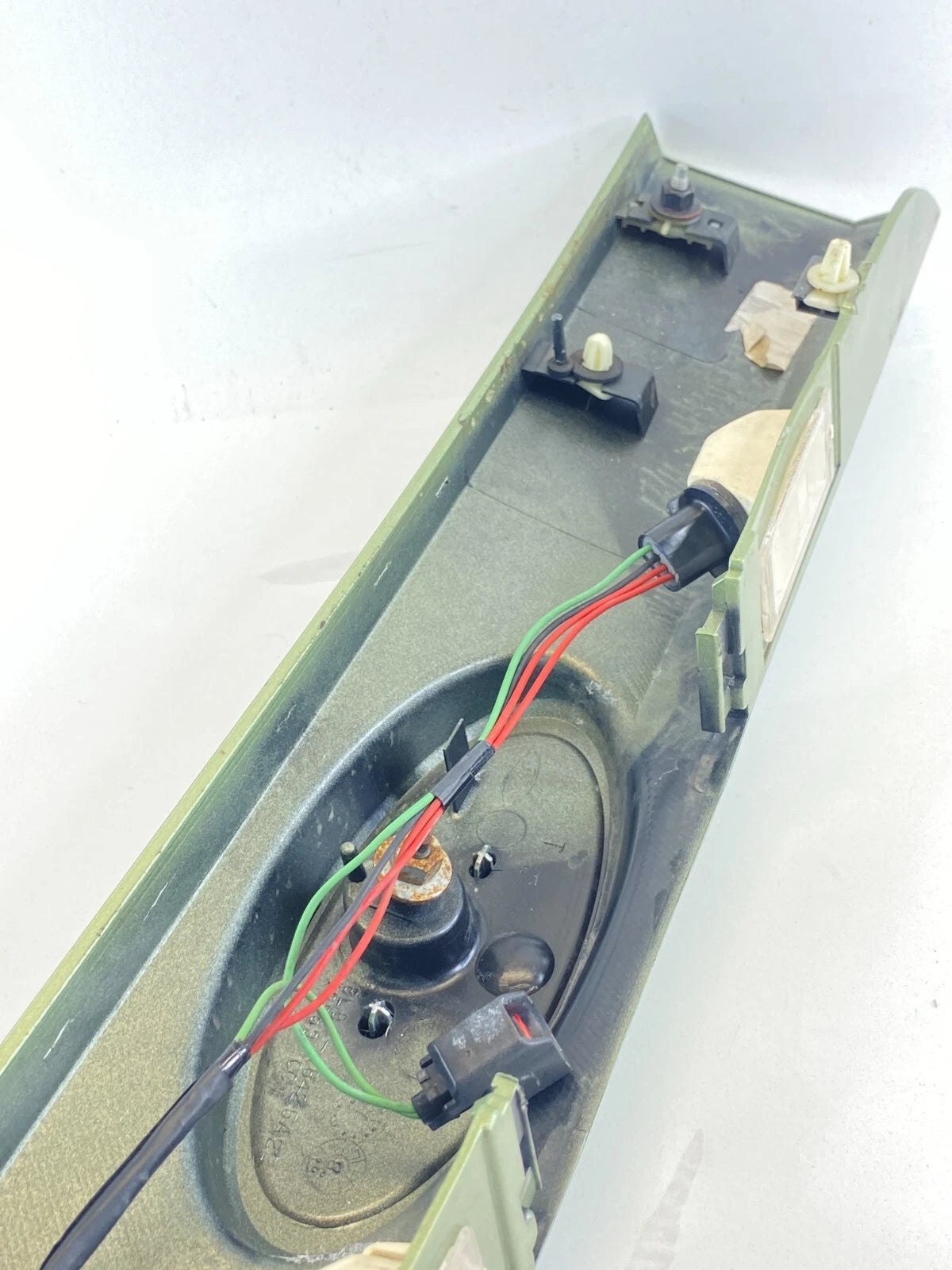 2008-2012 FORD ESCAPE TRUNK TAILGATE LID LICENSE PLATE BEZEL TRIM W LIGHTS OEM