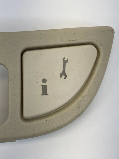 2000-2003 MERCEDES-BENZ ML 320 OVERHEAD CONSOLE EMERGENCY SOS SWITCH BEZEL OEM