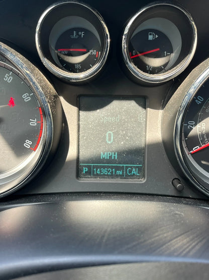 2012 12 BUICK REGAL 2.4L DASH INSTRUMENT CLUSTER SPEEDOMETER GAUGES 143K MILES