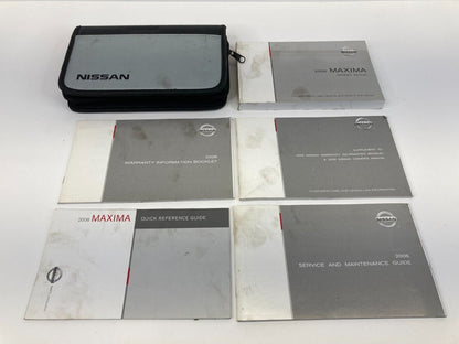 2006 Nissan Maxima Owners Manual Information Guide Book Set w / Case OEM