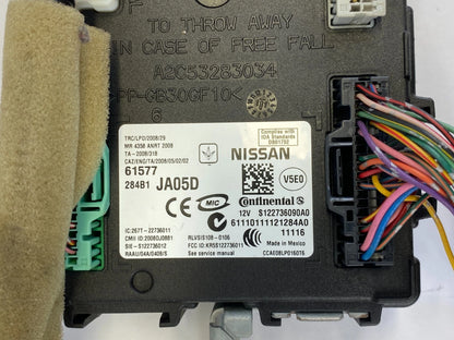 2010-2013 NISSAN ALTIMA 2.5L BODY COMPUTER CONTROL MODULE BCM BCU 284B1-JA05D