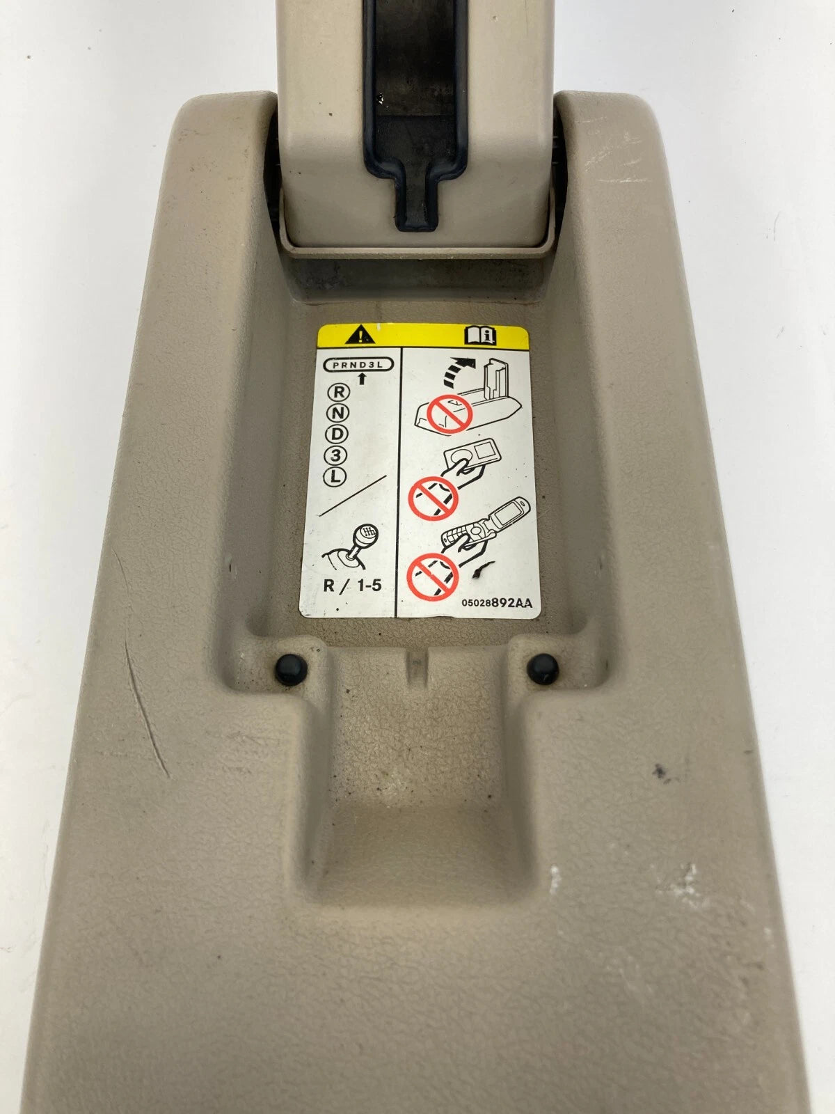 2007 2008 2009 DODGE CALIBER CENTER CONSOLE ARM REST ARMREST COVER LID OEM