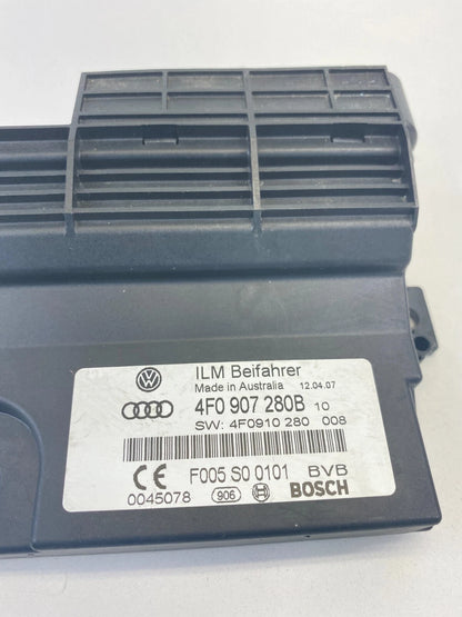 2007 AUDI A6 QUATTRO 4.2L ON BOARD POWER SUPPLY CONTROL MODULE 4F0-907-280B