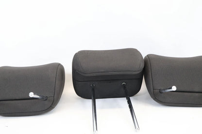2010-2013 KIA SOUL REAR SEAT HEADREST SET OF 3 CLOTH BACK HEAD RESTS OEM FACTORY