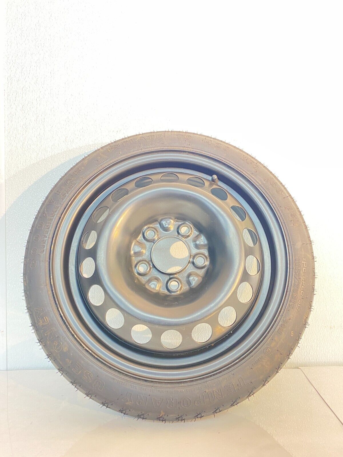 2007-2011 Chevrolet HHR Spare Tire Wheel Rim Compact Donut T115/70D15 Goodyear