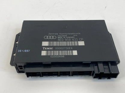 2005-2008 AUDI A4 QUATTRO COMFORT CONTROL MODULE CCM 8E0-959-433-CP OEM