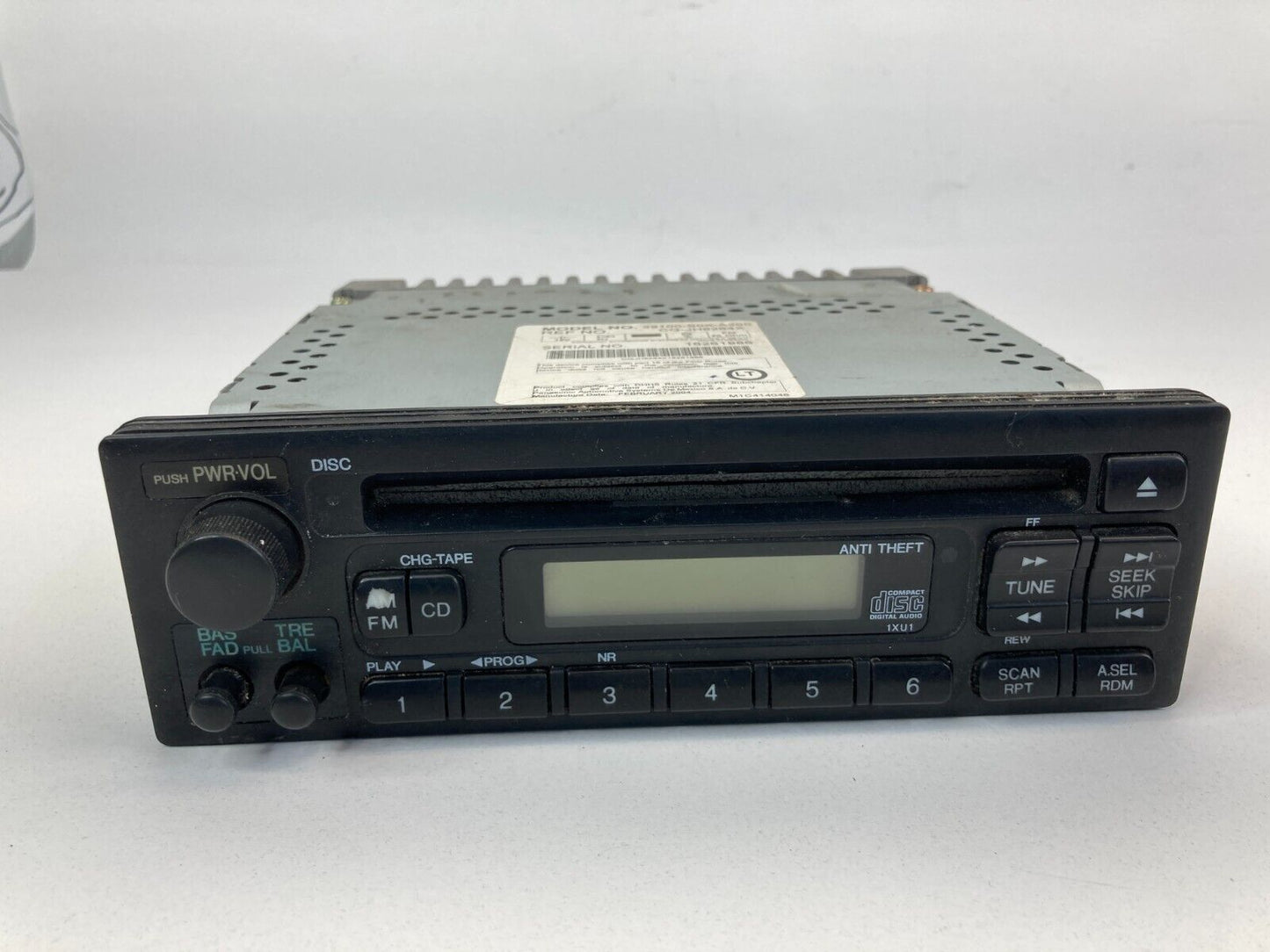 2004 Honda Odyssey Radio AM FM Audio Stereo Receiver DC Player 39100-S0X-A300