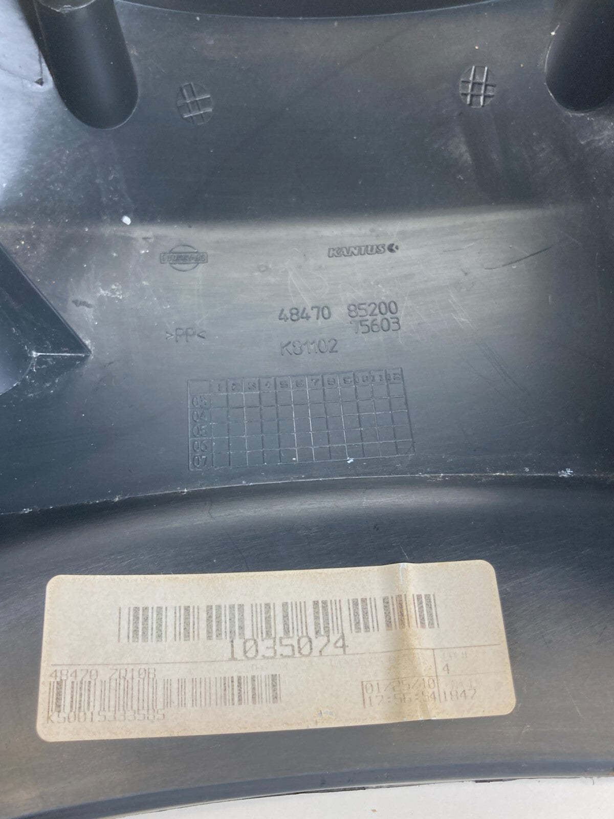 2008 2009 2010 Infiniti QX56 Steering Column Shroud Trim Cover 48470-85200 OEM