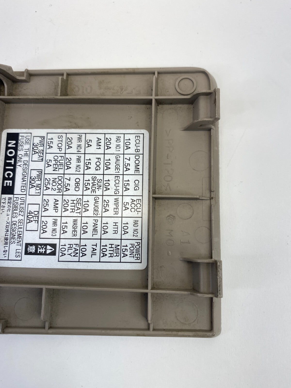 2002-2006 Toyota Camry Dash Left Panel Fuse Box Cover Trim Lid 55545-AA010 OEM