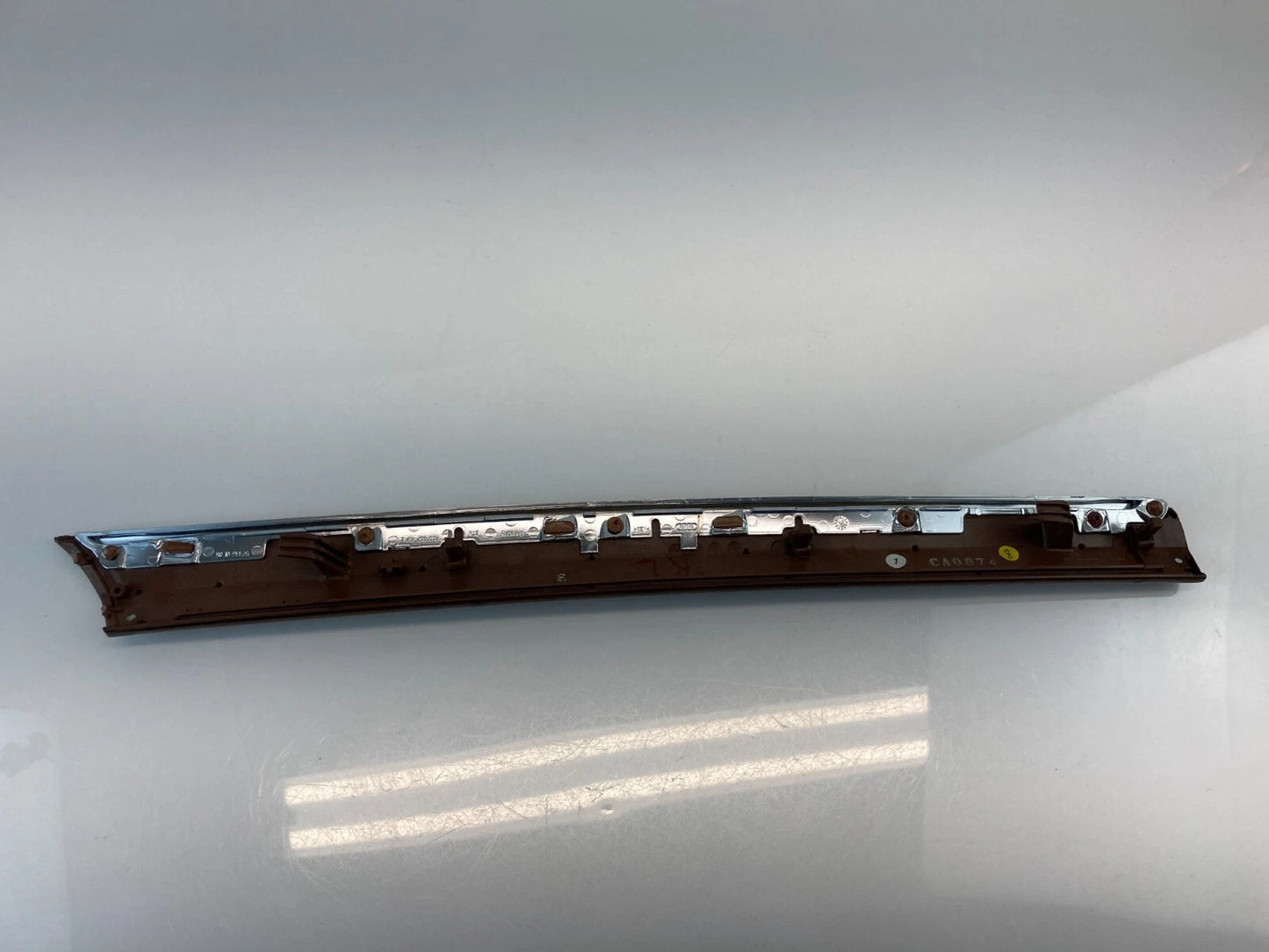 07-15 AUDI Q7 REAR LEFT INNER DOOR PANEL TRIM BEZEL MOLDING WOOD 4L0-867-419