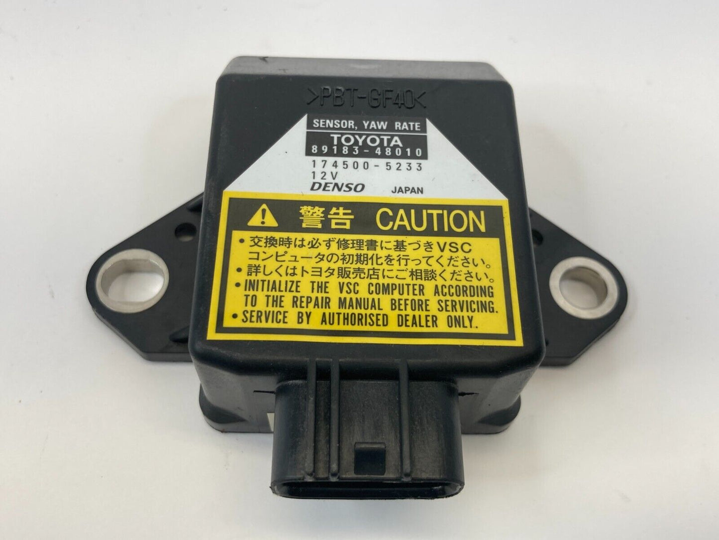 2004-2009 Toyota Prius Yaw Rate Sensor Stability Control Module Unit 89183-48010