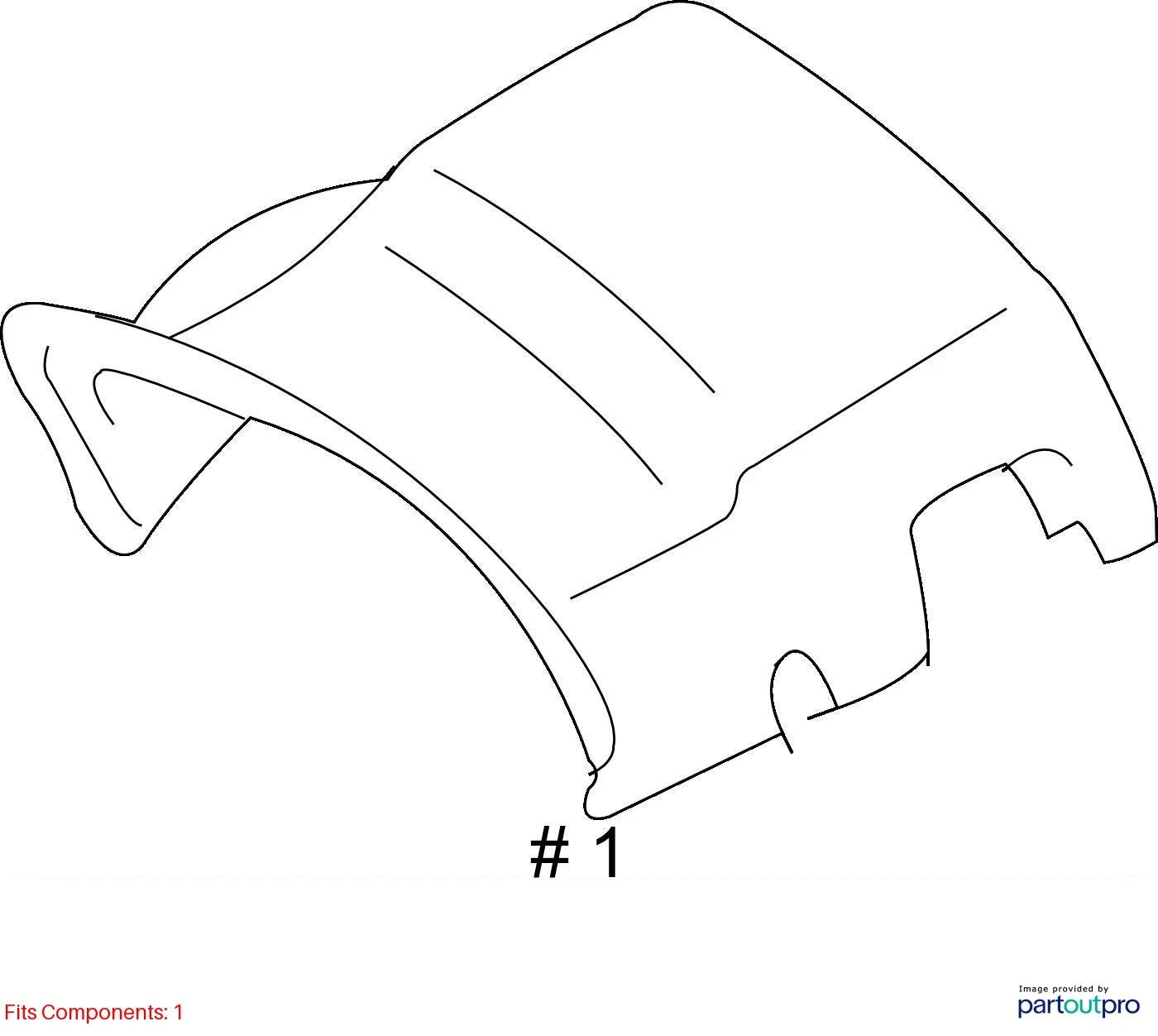 2002-2004 TOYOTA CAMRY UPPER STEERING COLUMN TRIM COVER SHROUD 45286-06060 OEM