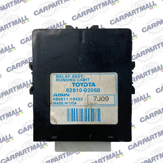 2009 2010 Toyota Corolla Running Lamp Relay Control Module Unit 82810-02060