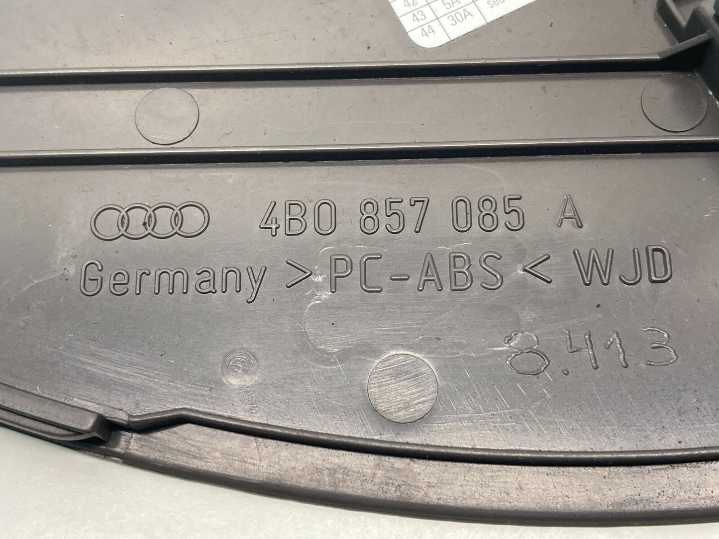 98-04 AUDI A6 01-04 ALLROAD QUATTRO LEFT DRIVER DASH END CAP COVER TRIM PANEL