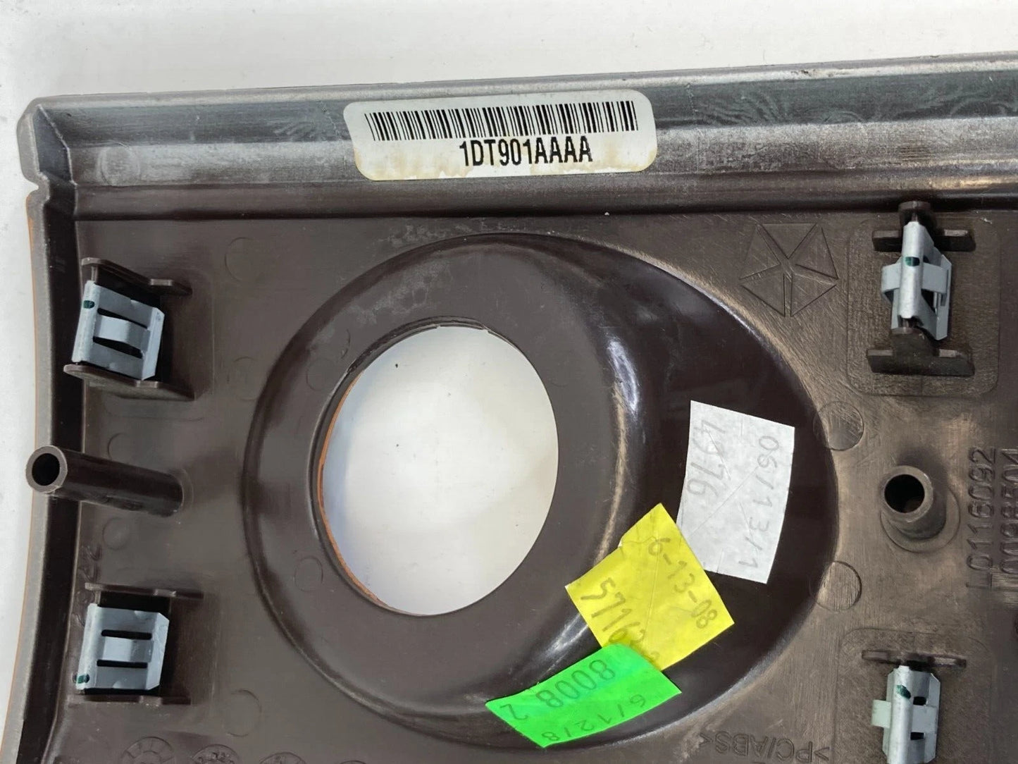 2008-2010 CHRYSLER TOWN & COUNTRY DASH IGNITION SWITCH BEZEL TRIM 1DT901AAAA OEM