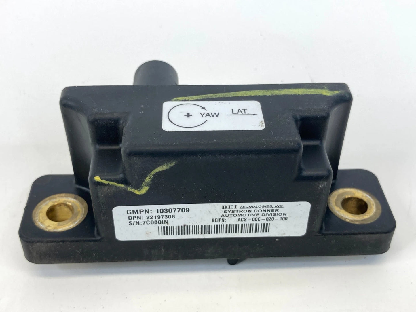 2004-2009 CADILLAC SRX 3.6L V6 YAW RATE STABILITY SENSOR MODULE 10307709 OEM