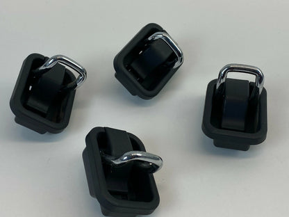 2007 07 HYUNDAI ACCENT HATCHBACK REAR TRUNK CARGO HOOKS SET OF 4 DS85765-28000