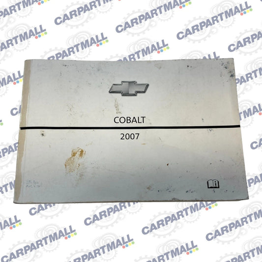 2007 CHEVROLET COBALT OWNERS MANUAL GUIDE BOOK OEM