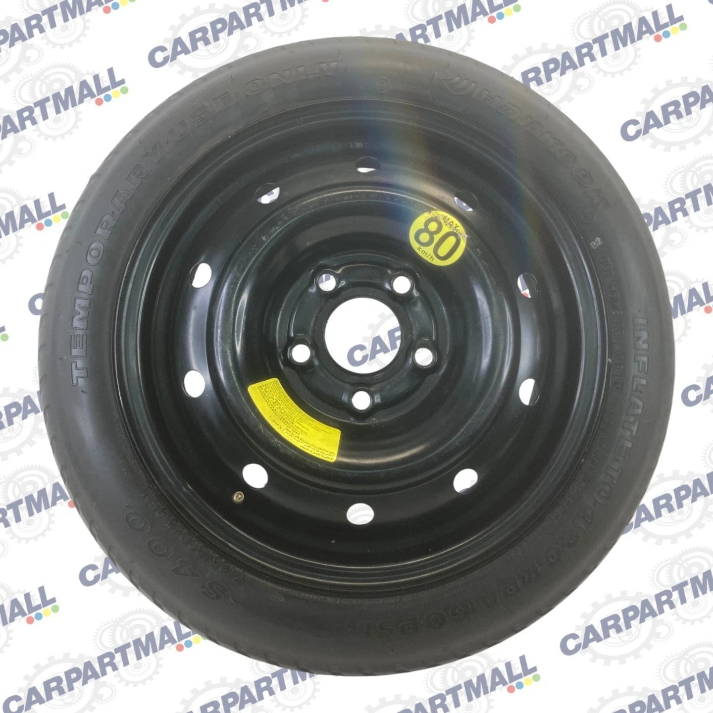 2010-2013 KIA FORTE KIA FORTE EMERGENCY SPARE TIRE DONUT WHEEL T125/80D15 95M