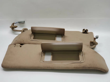 2005-2007 HONDA ODYSSEY LEFT & RIGHT SUNVISOR SET SUN VISOR ILLUMINATED IVORY
