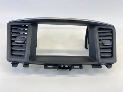2013 INFINITI JX35 14-15 QX60 CENTER DASH RADIO BEZEL AIR VENT TRIM PANEL OEM