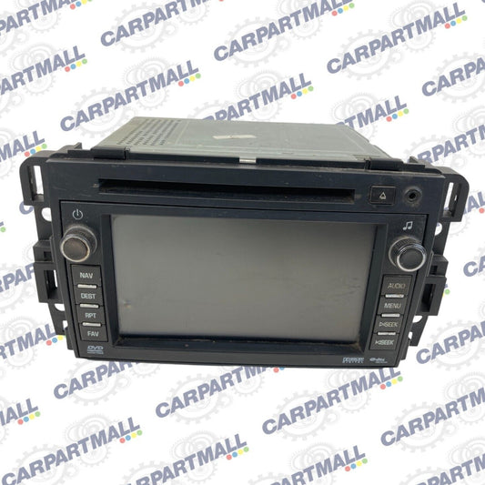 2009 2010 Chevrolet Traverse Radio Receiver CD DVD Navigation GPS 20789652 OEM