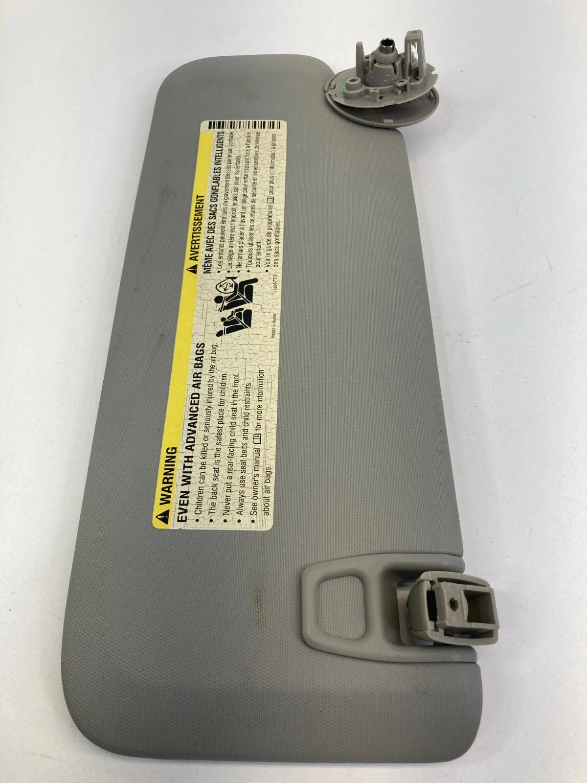 2011-2016 CHEVROLET CRUZE PASSENGER SUNVISOR RIGHT SUN VISOR SHADE OEM