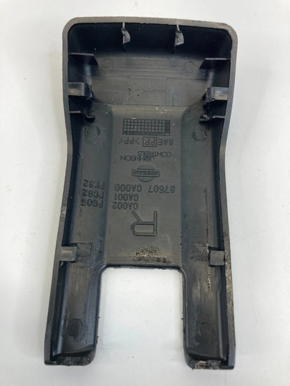 03-07 NISSAN MURANO RIGHT SIDE SEAT RAIL TRACK COVER TRIM BEZEL 87507-CA000 OEM