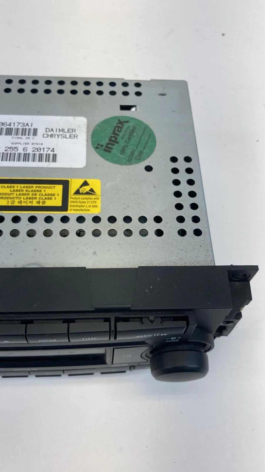 2007 JEEP COMPASS STEREO RADIO AM/FM CD PLAYER UNIT ASSEMBLY P05064173AI OEM