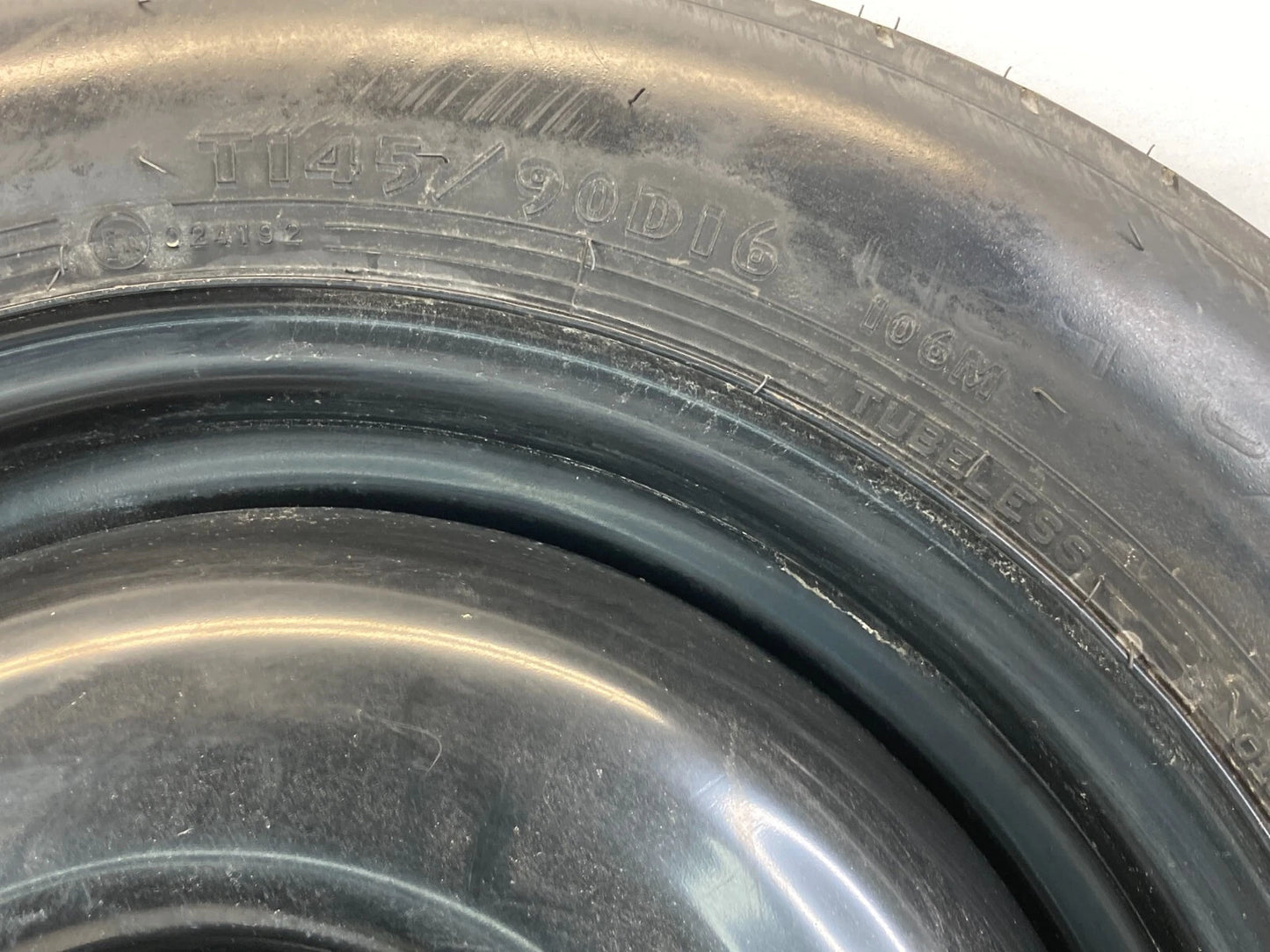 03-05 INFINITI G35 COUPE EMERGENCY SPARE TIRE COMPACT DONUT 145/90D16 16" R16