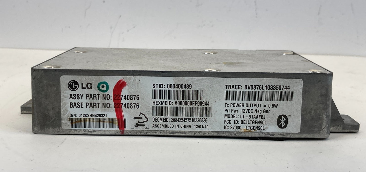 2011 GMC Terrain Equinox Communication OnStar Bluetooth Control Module 22740876