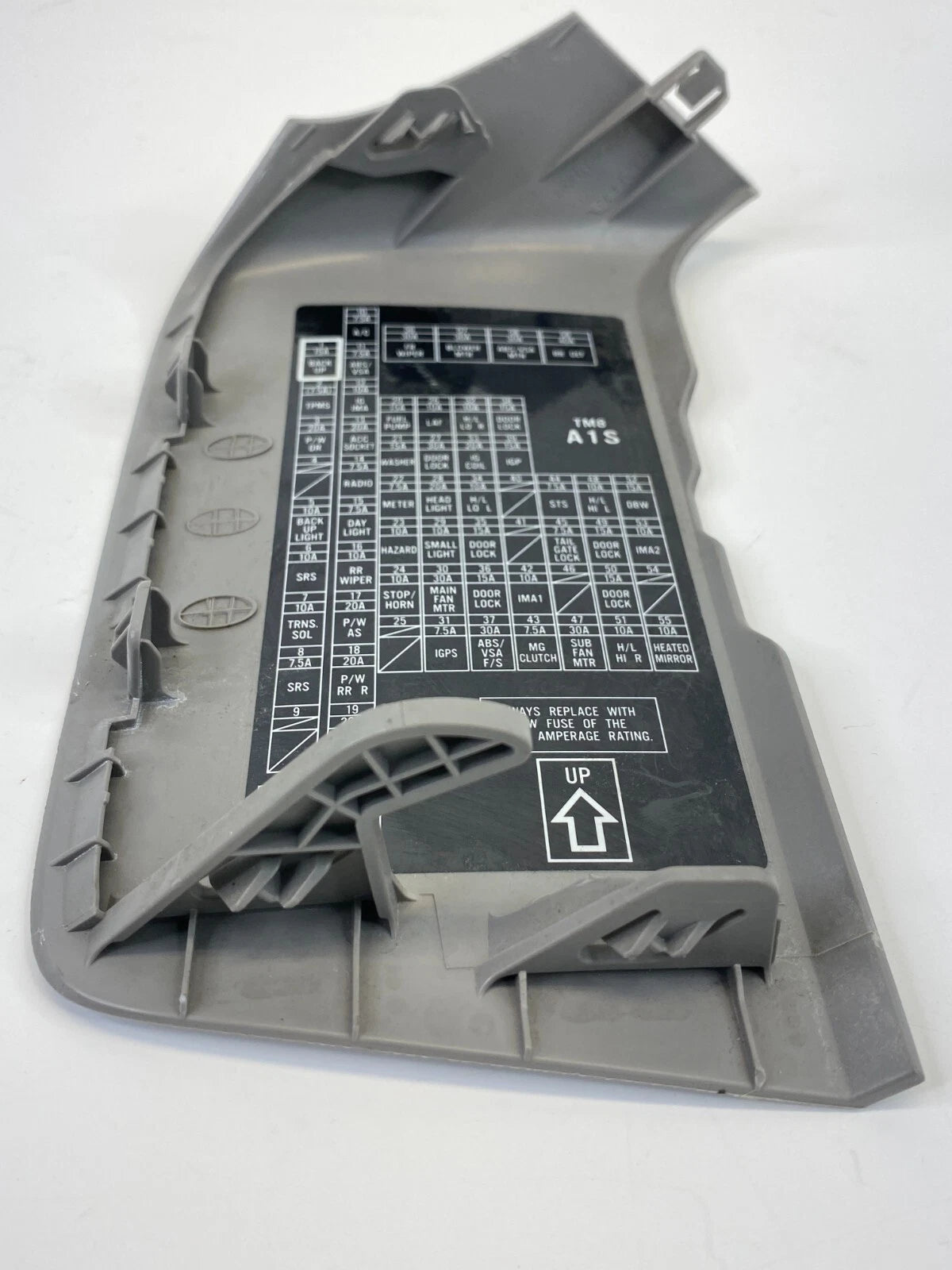 10-14 HONDA INSIGHT LOWER DASH LEFT SIDE FUSE BOX COVER LID TRIM PANEL 77311-TM8