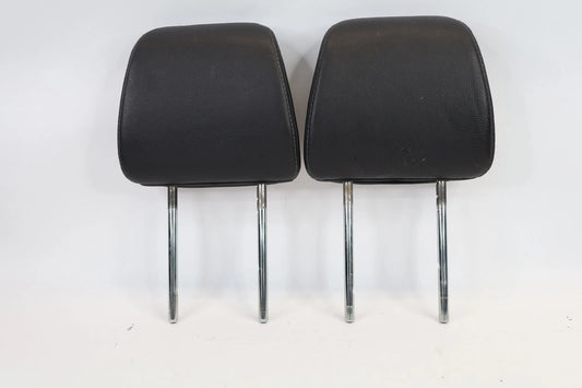 16-22 HONDA PILOT PAIR REAR SECOND ROW HEADRESTS LEFT RIGHT BLACK LEATHER OEM